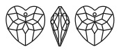 Srdce 6215 KOMPONENTY SWAROVSKI 